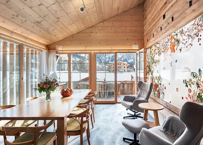 펜션 Top-notch Gstaad With Supreme Interior 그체이